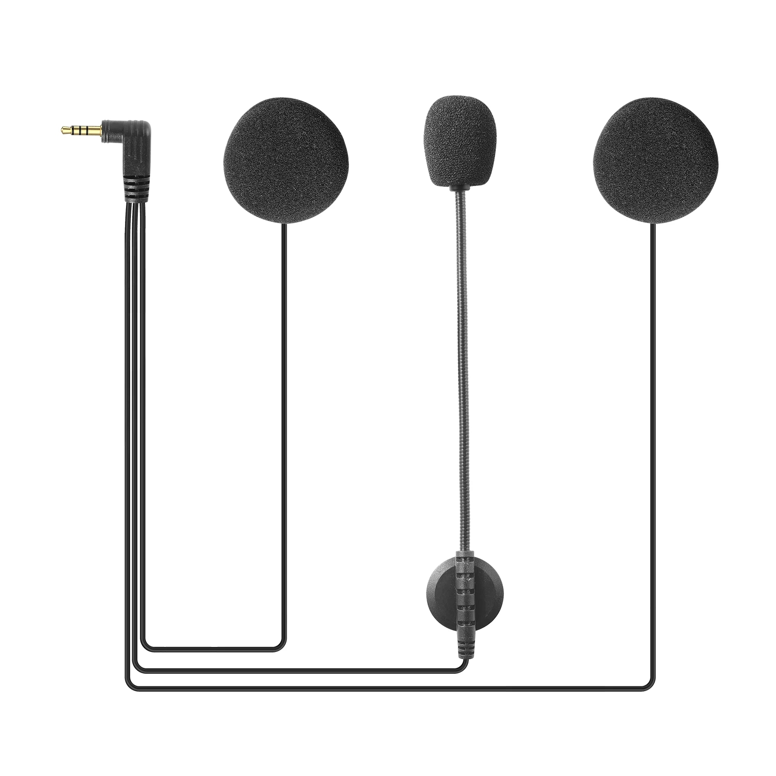 EJEAS V6 Pro E6スピーカー用3.5MMイヤホン - Universal Motorcycle Helmet Intercom Headset のレビューと価格