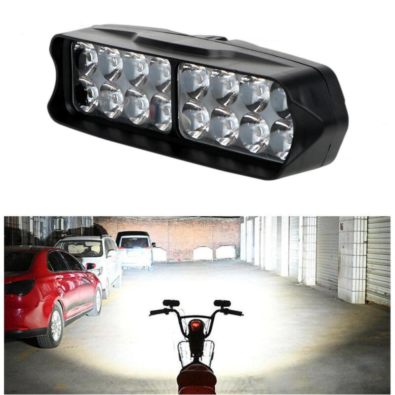 LEDモーターサイクルヘッドライト,12vスポットヘッド,8 - Universal Motorcycle Led Headlight Projector のレビューと価格