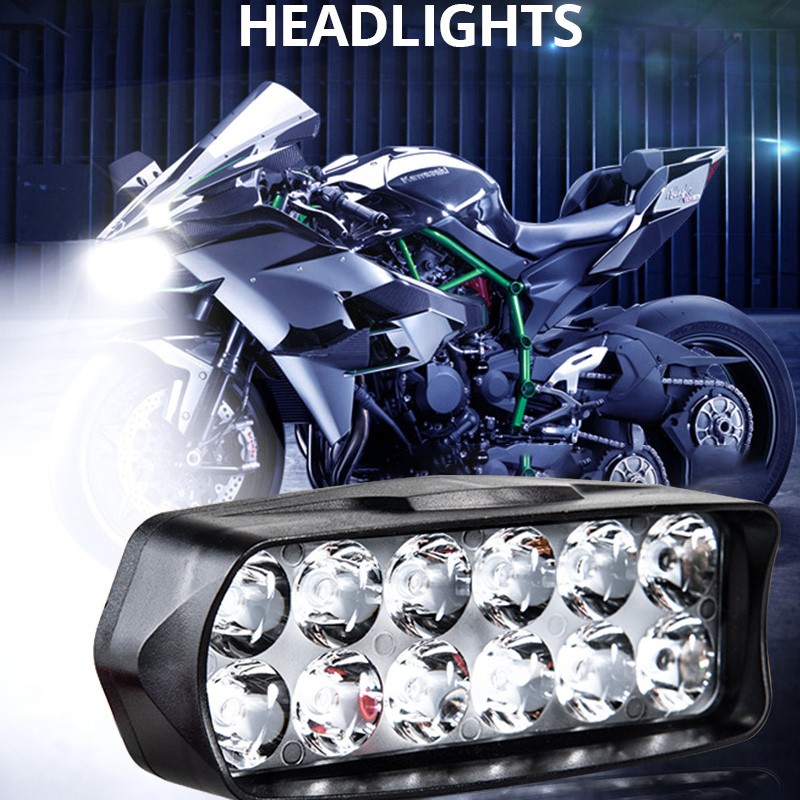 LEDモーターサイクルヘッドライト,12vスポットヘッド,8 - Universal Motorcycle Led Headlight Projector のレビューと価格