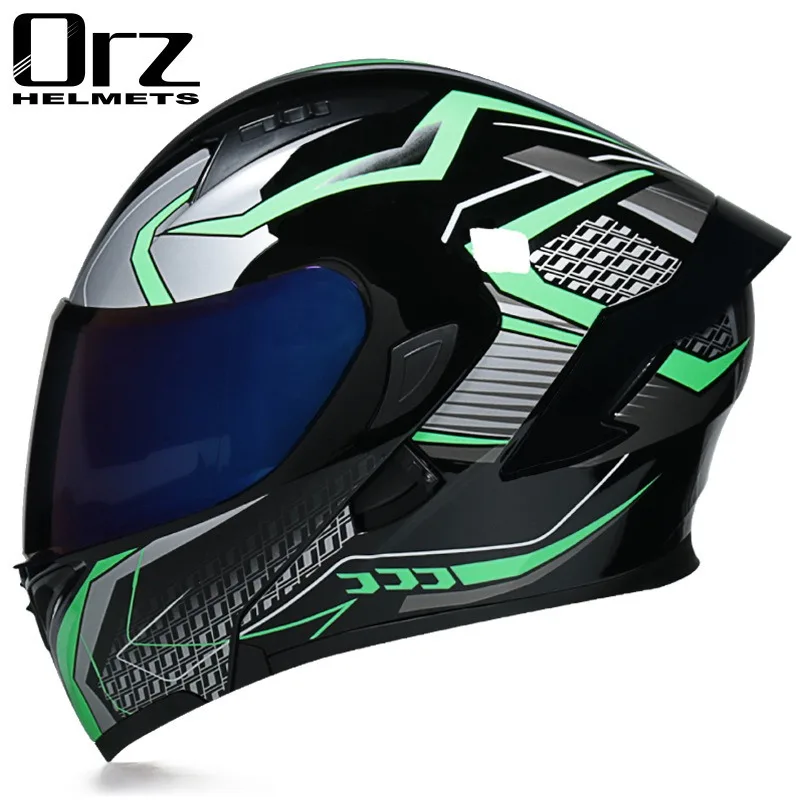 男女兼用ユニバーサルオールシーズン電動自転車ヘルメット、バイ - Full Face Motorcycle Helmet With Bluetooth のレビューと価格